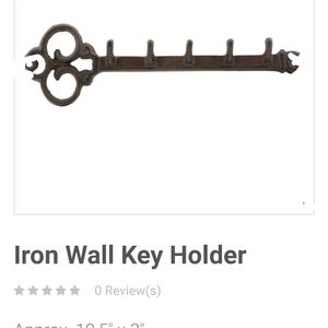 IRON! NEVER LOSE UR KEYS AGAIN! WALL Key holder